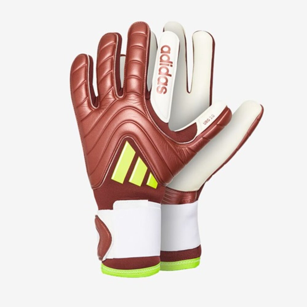 NEW IN BOX Adidas Copa Pro GK Gloves Shadow Red/White/Solar Yellow $150 SZ 8.5